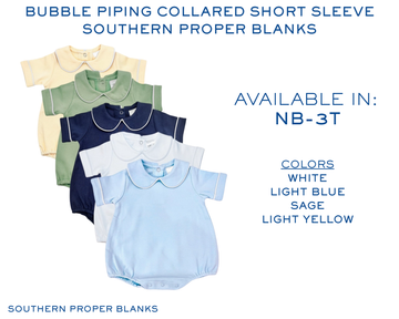 Bubble pipping Collared Short Sleeve: Custom