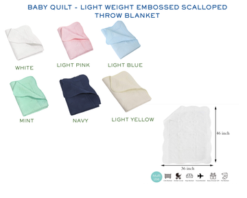 Baby Quilt- Light weight Throw : Custom