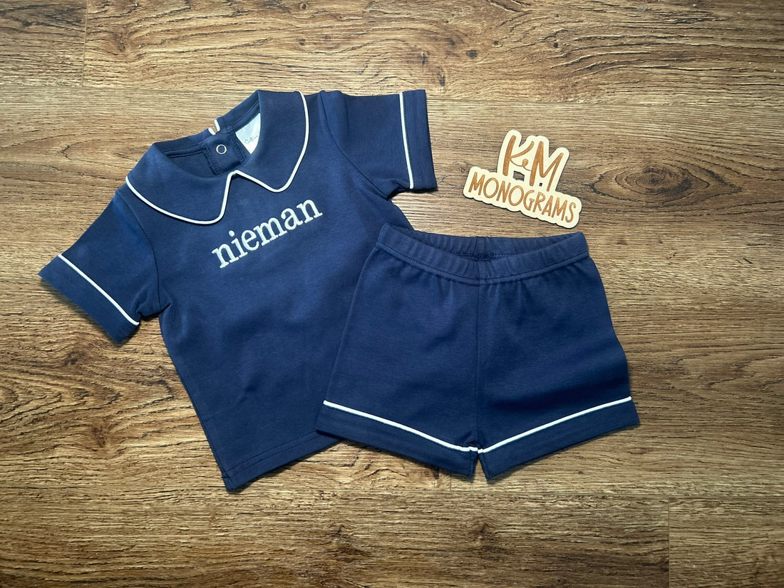 Piping Collared Set: Custom